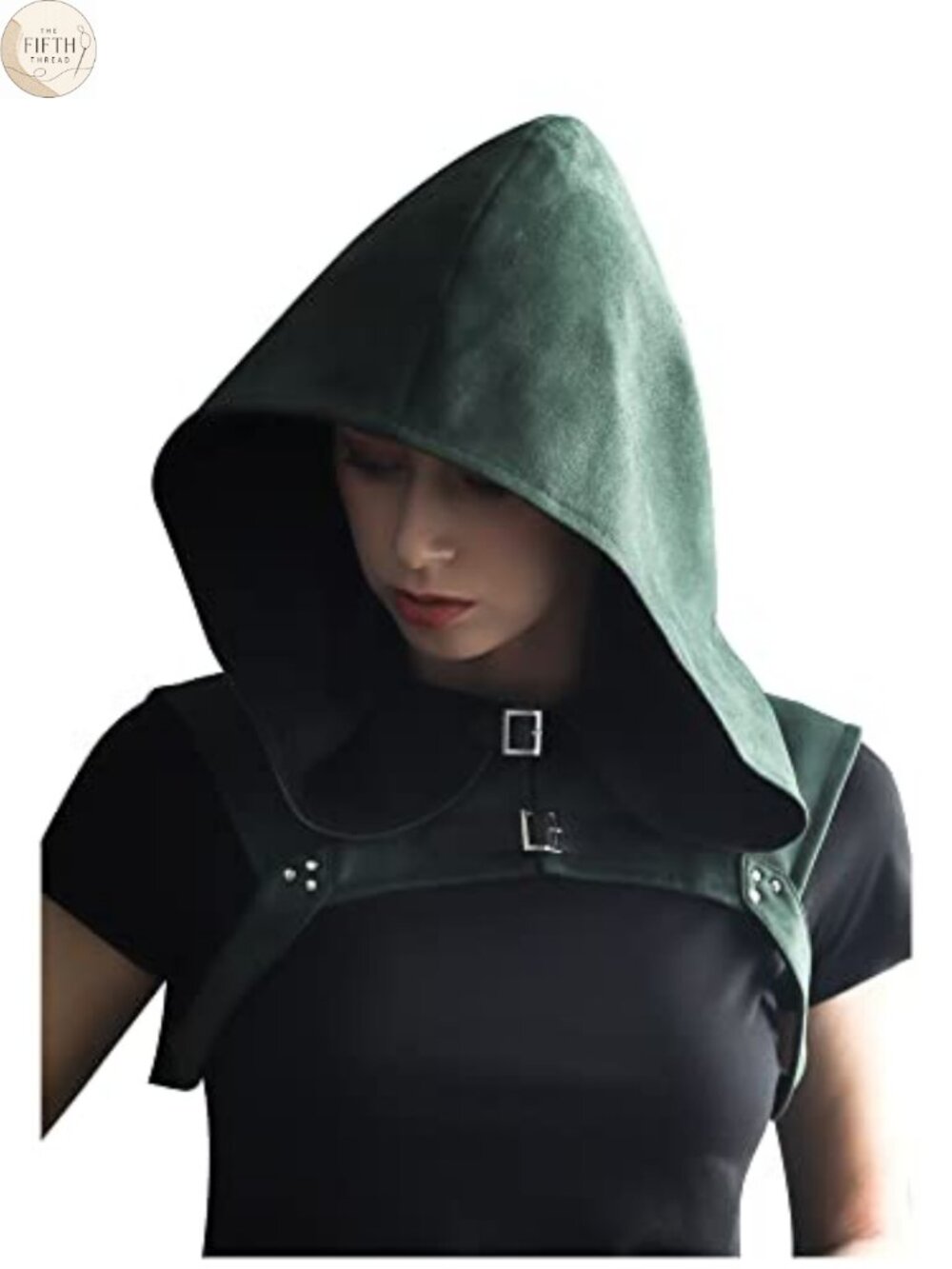 Medieval Steampunk Cowl Hood Cape Renaissance Cosplay Costume One Size